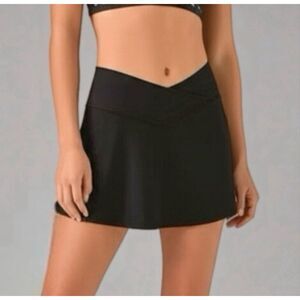 Aerie Offline Real Me Crossover Black Active Skort Women’s Size Large